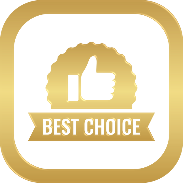 Gold Best Choice Icon